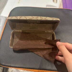SOLD DO NOT PURCHASE Coach Brown Glasses Case NWOT